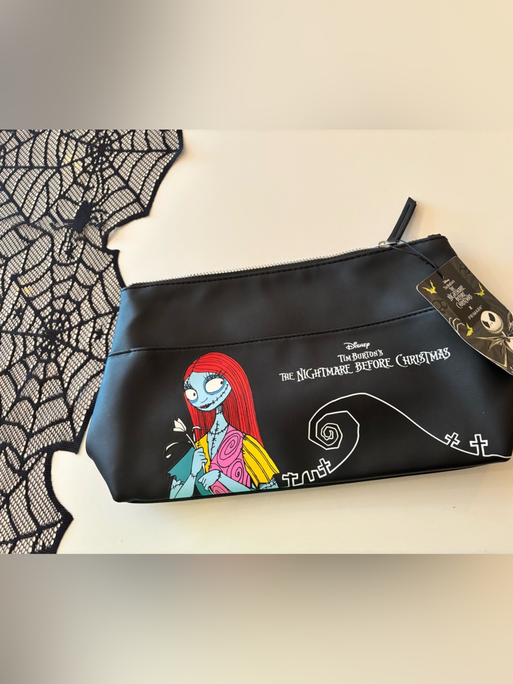 NWT Oversized Nightmare Before Christmas Cosmetic Bag